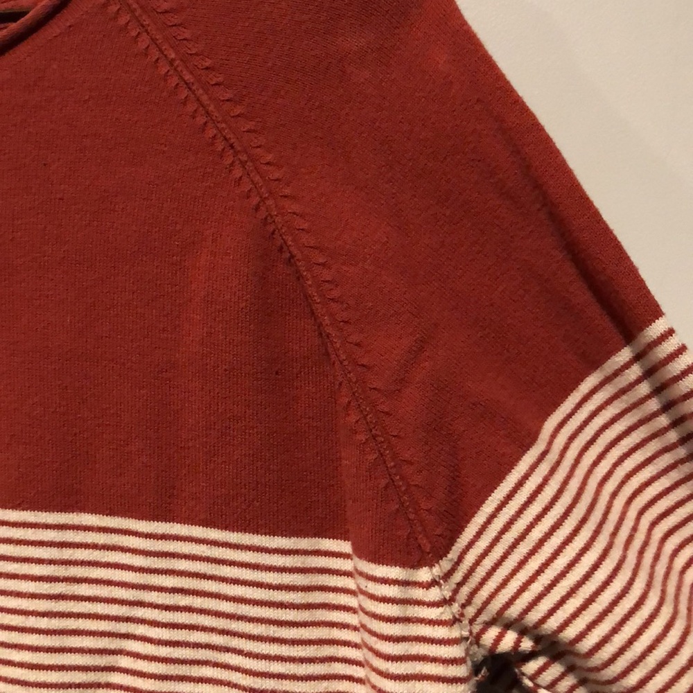 Analog Striped Color Block Sweater - image 5